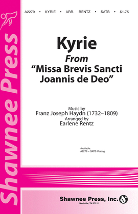 Book cover for Kyrie (from Missa Brevis Sancti Joannis de Deo)