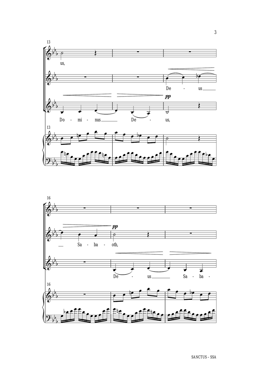 Sanctus (arr. Jill Gallina)