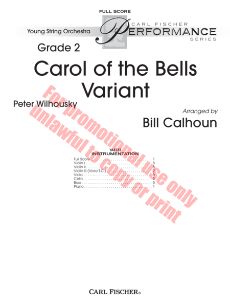 Carol of the Bells Variant image number null