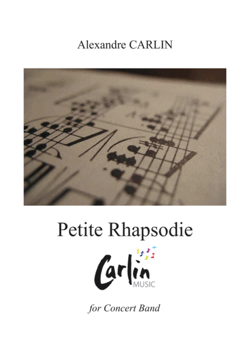 Petite Rhapsodie for Concert Band - Score & Parts image number null