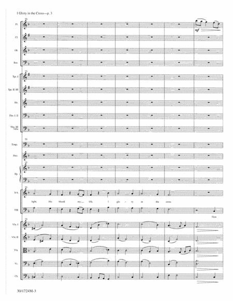 I Glory in the Cross - Full Score and Parts image number null