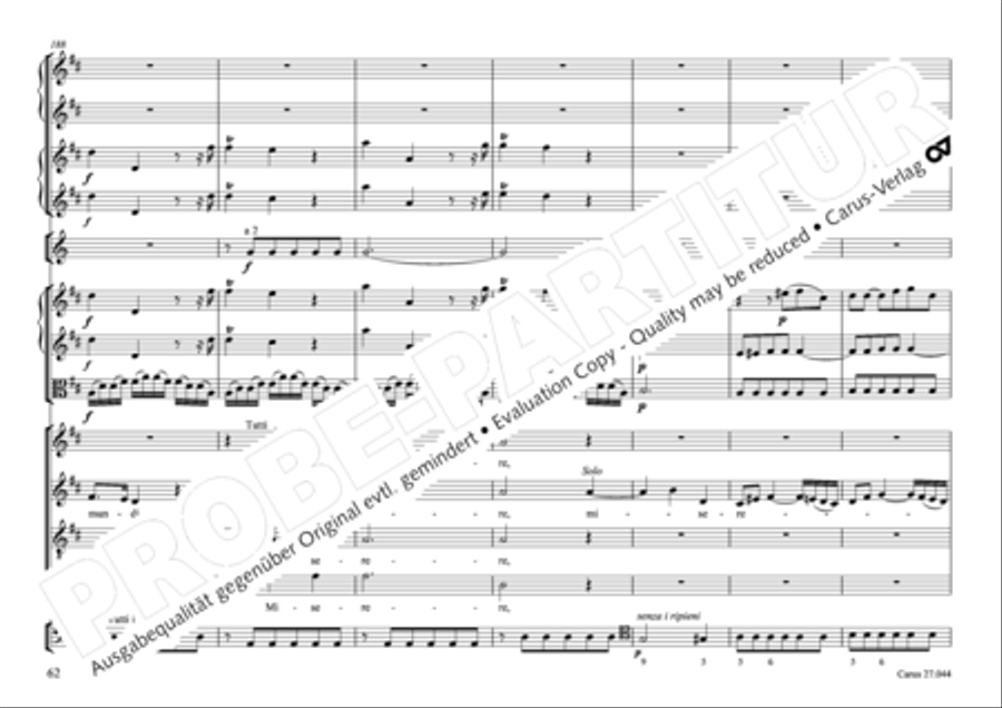 Messa per il Santissimo Natale 4-Part scores gallery preview page 53