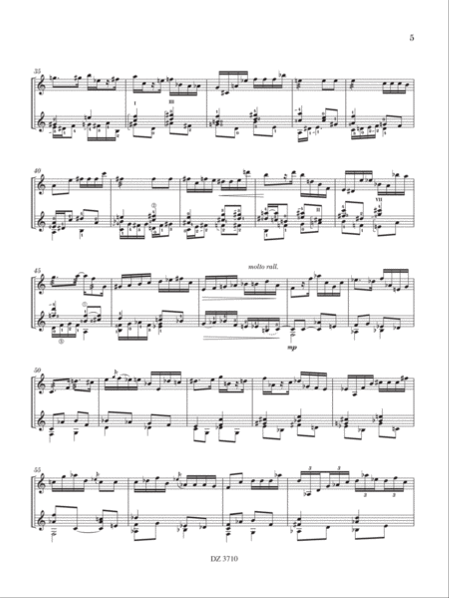Sherwood Forest Classical Guitar scores gallery preview page 6