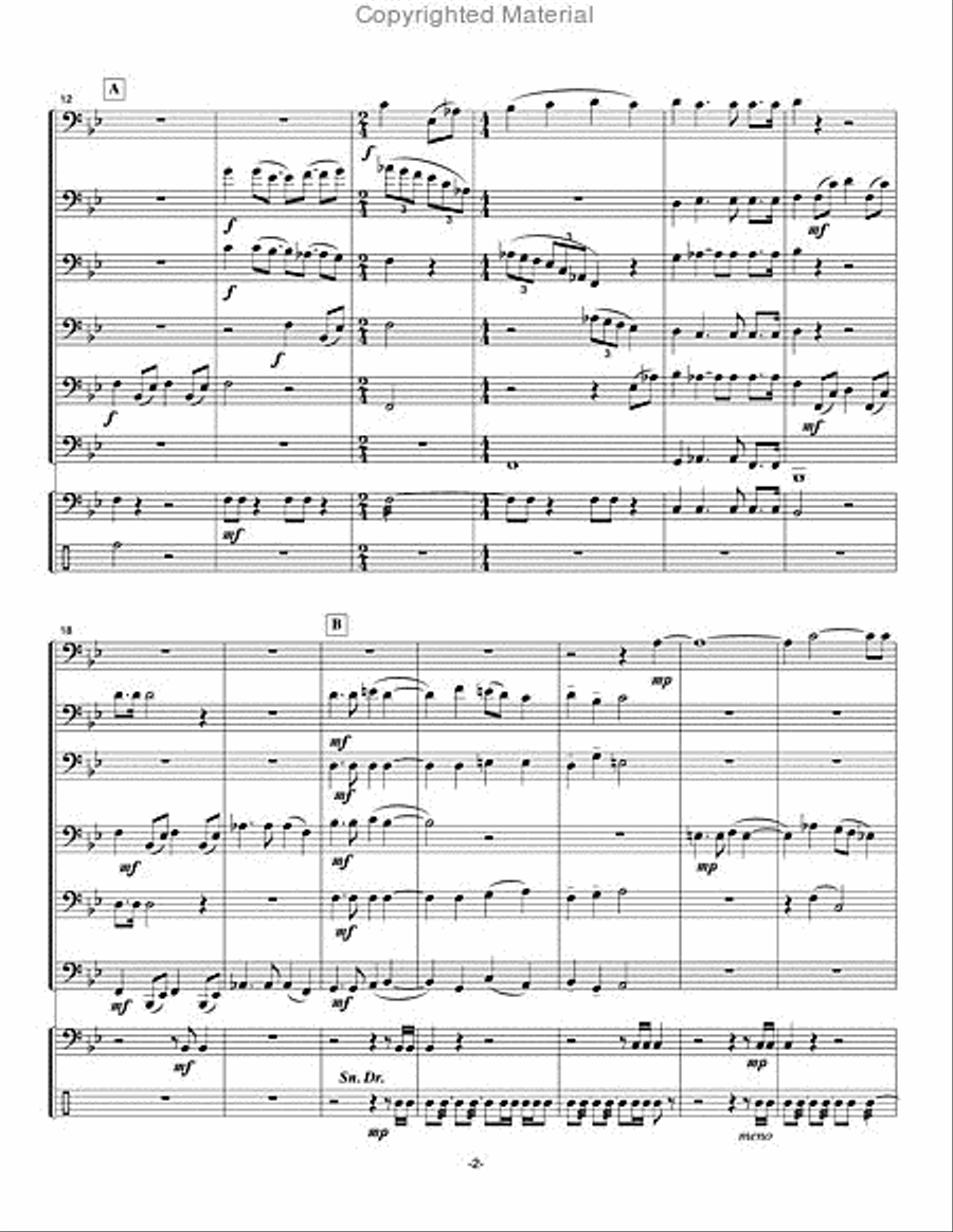 Jason and the Golden Fleece Large Ensemble scores gallery preview page 3