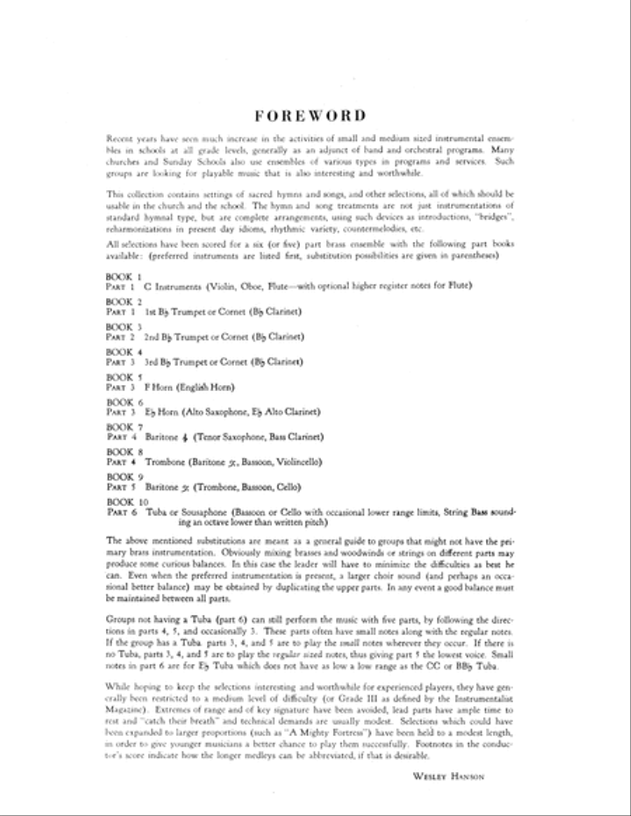 Ensemble Music for Church and School Part scores gallery preview page 2