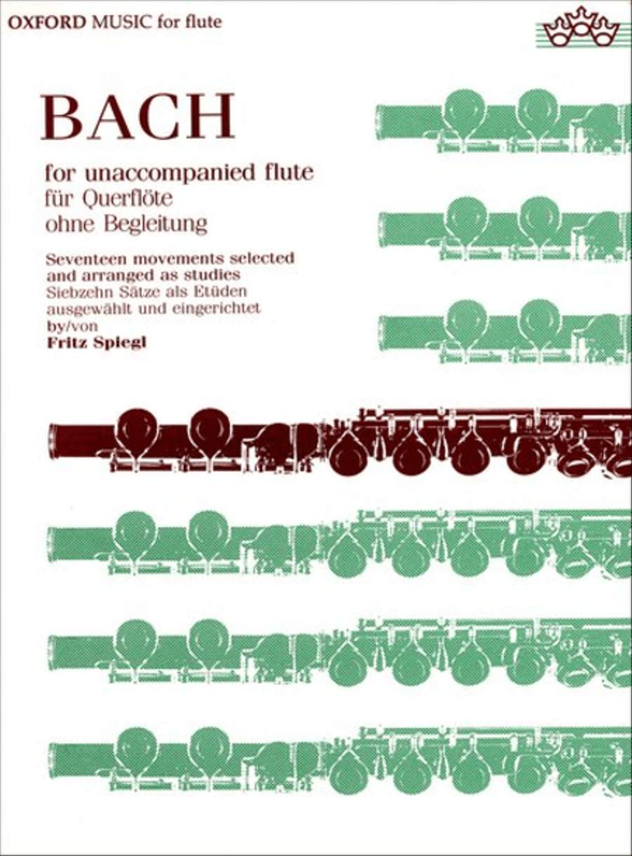 Bach for Unaccompanied Flute Flute scores gallery preview page 1