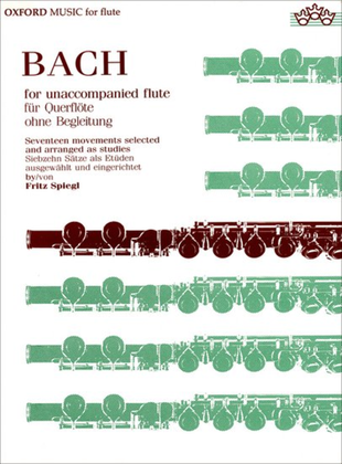 Book cover for Bach for Unaccompanied Flute