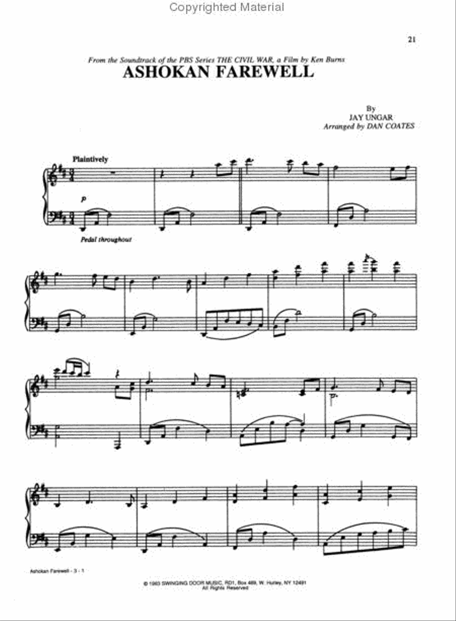 Dan Coates Popular Wedding Music for the Advanced Player Piano Solo scores gallery preview page 3