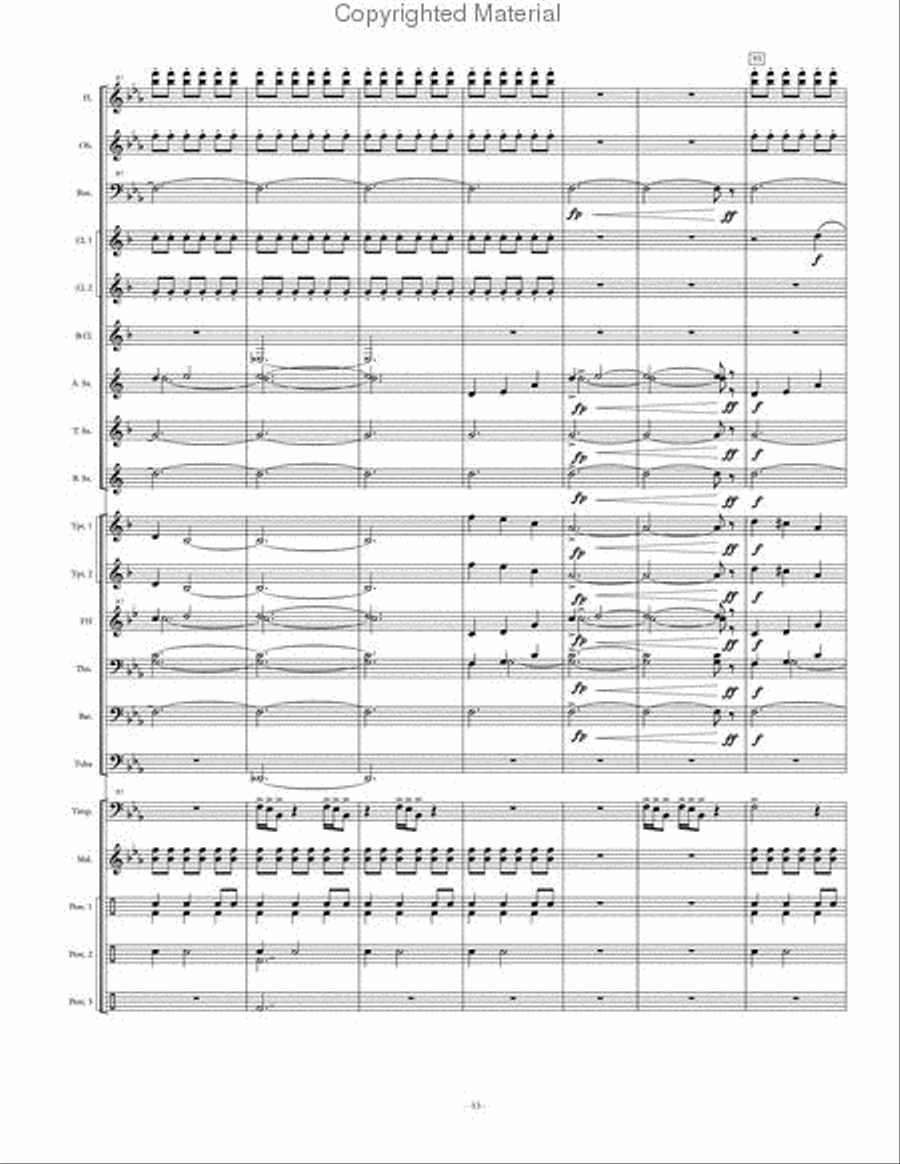 Monuments Monuments Concert Band scores gallery preview page 14