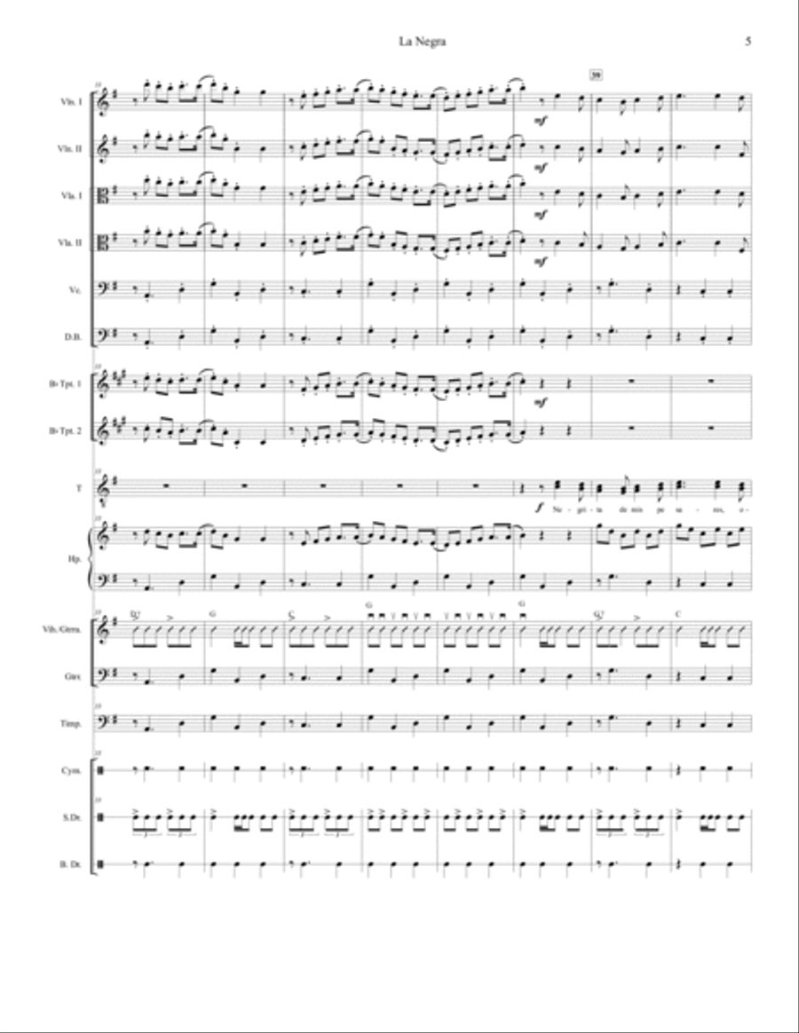 El Son De La Negra String Orchestra scores gallery preview page 5
