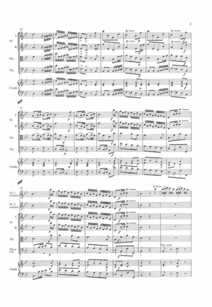 Concerto in Sib Maggiore per 2 Violini, Archi e BC