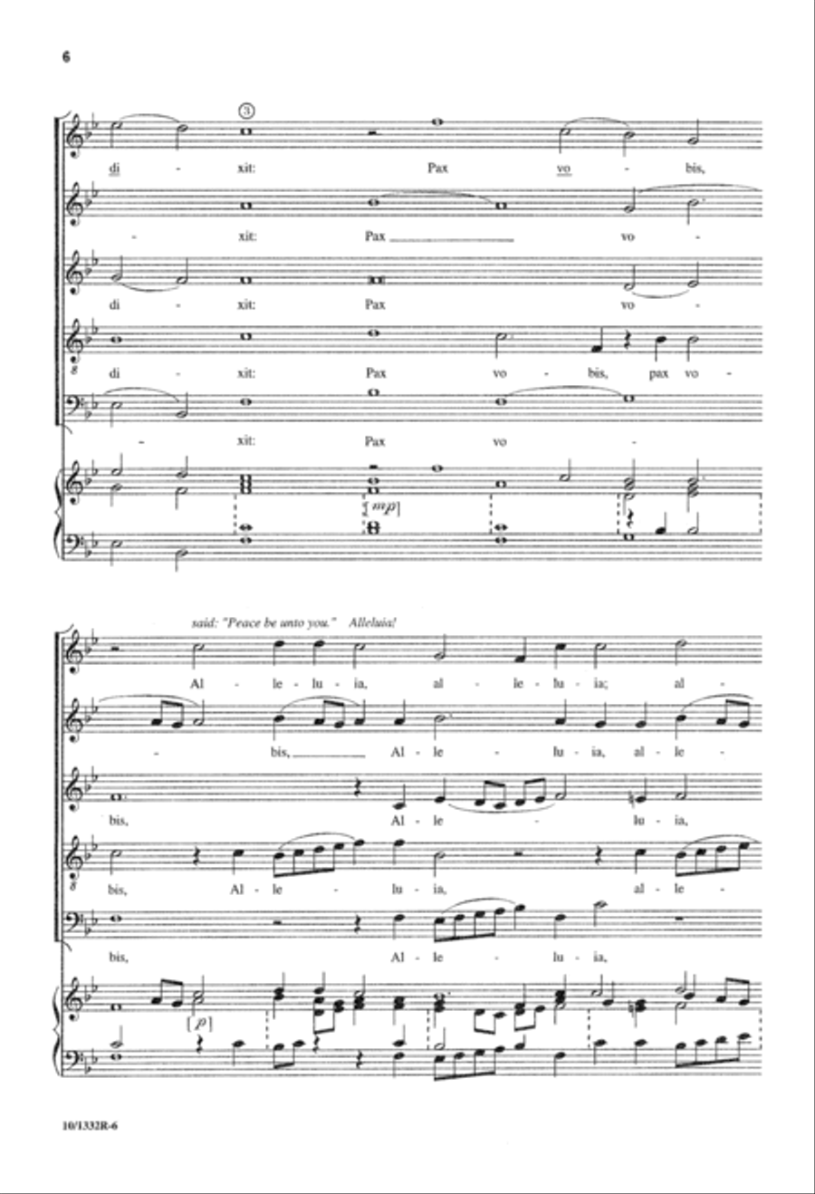Surgens Jesus Surgens Jesus Divisi scores gallery preview page 6