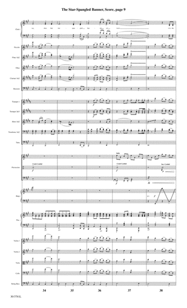 The Star-Spangled Banner - Orchestral Score and CD with Printable Parts