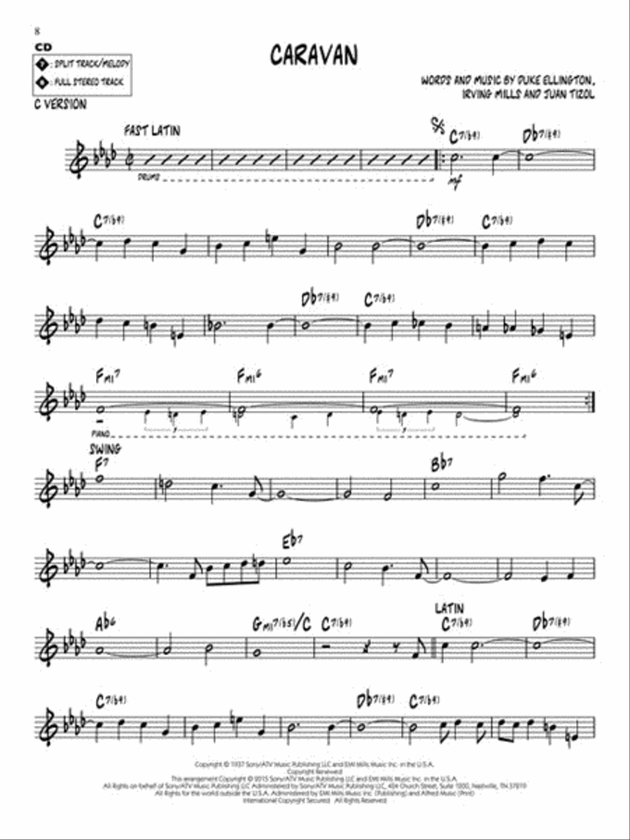 Modal Jazz C Instrument scores gallery preview page 5