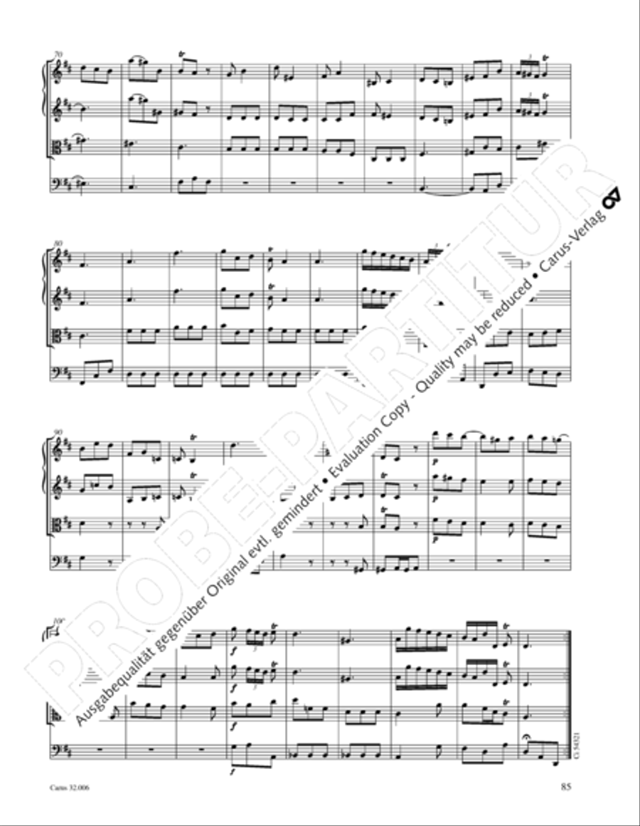 Gesamtausgabe Band 6 (Orchestermusik III: Sinfonien) Orchestra scores gallery preview page 102
