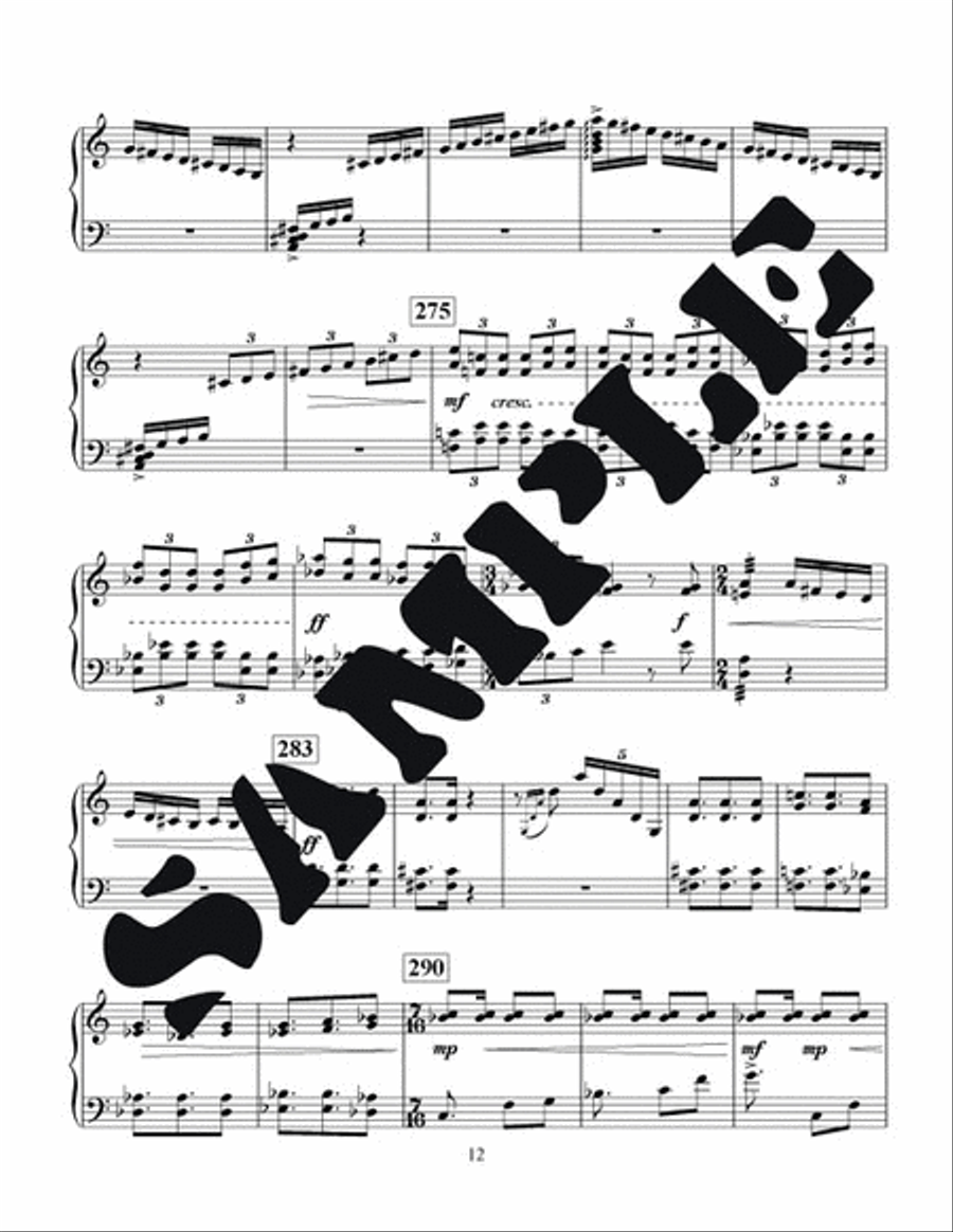 November Evening A Cappella scores gallery preview page 2