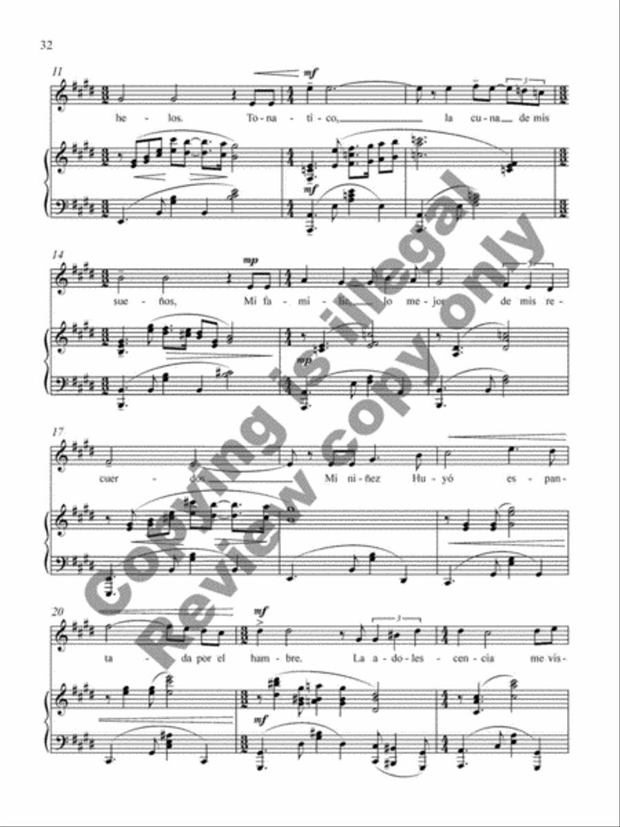 Collected Songs for Soprano and Piano Soprano Voice scores gallery preview page 10