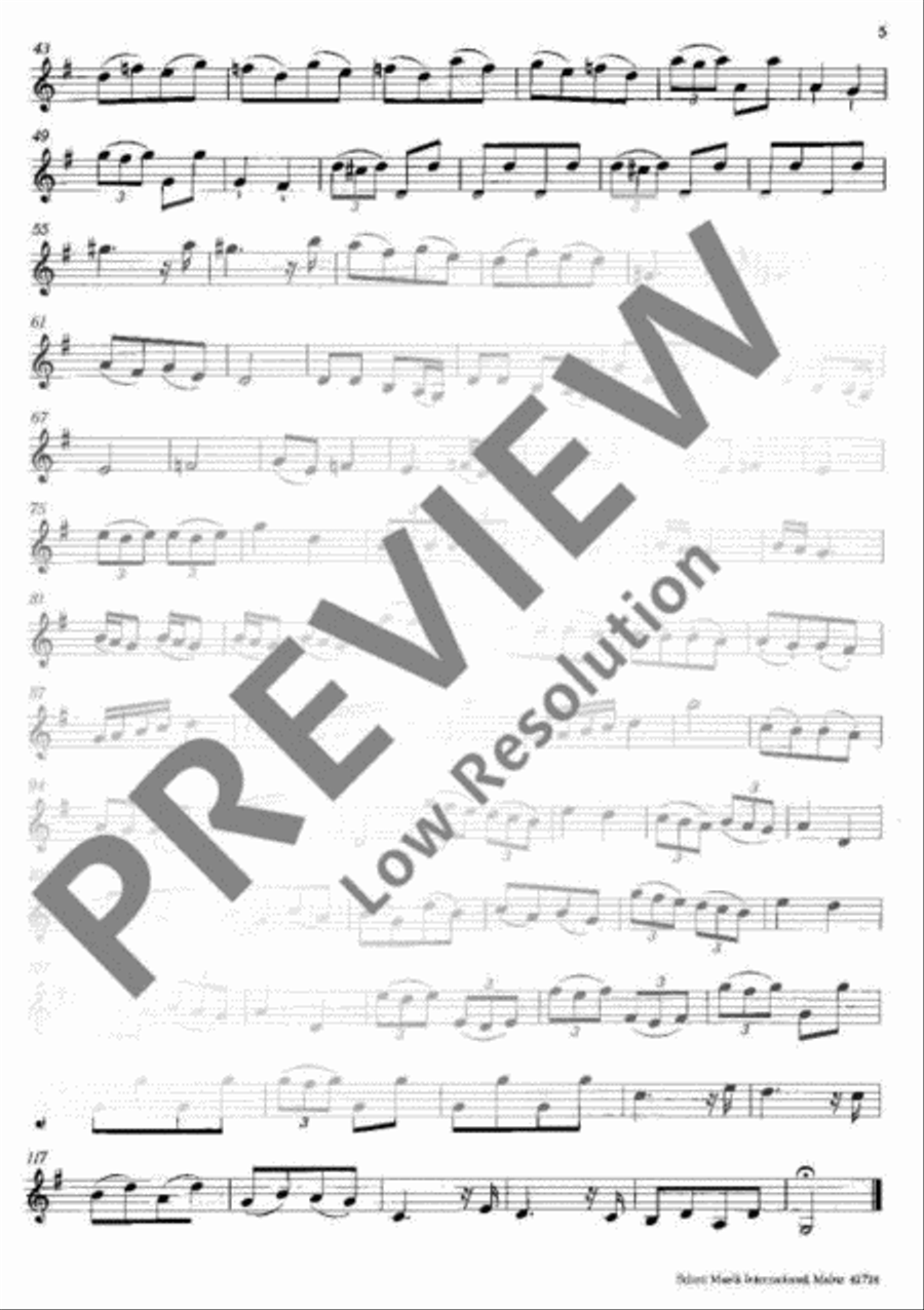 Concerto polonois G Major Violin scores gallery preview page 5