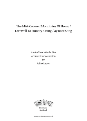 Book cover for The Mist-Covered Mountains Of Home / Farewell To Fiunary / Mingulay Boat Song