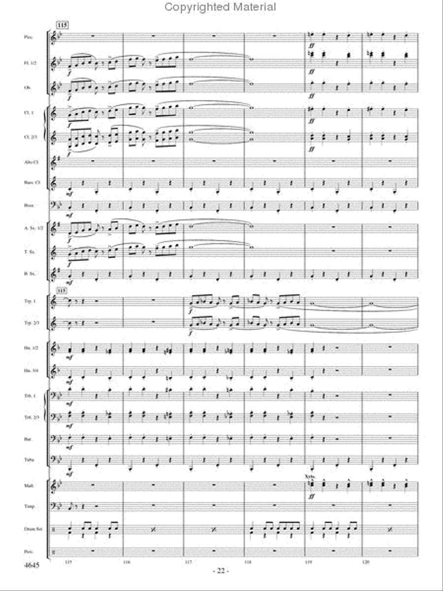 New York: 1927 Concert Band scores gallery preview page 21