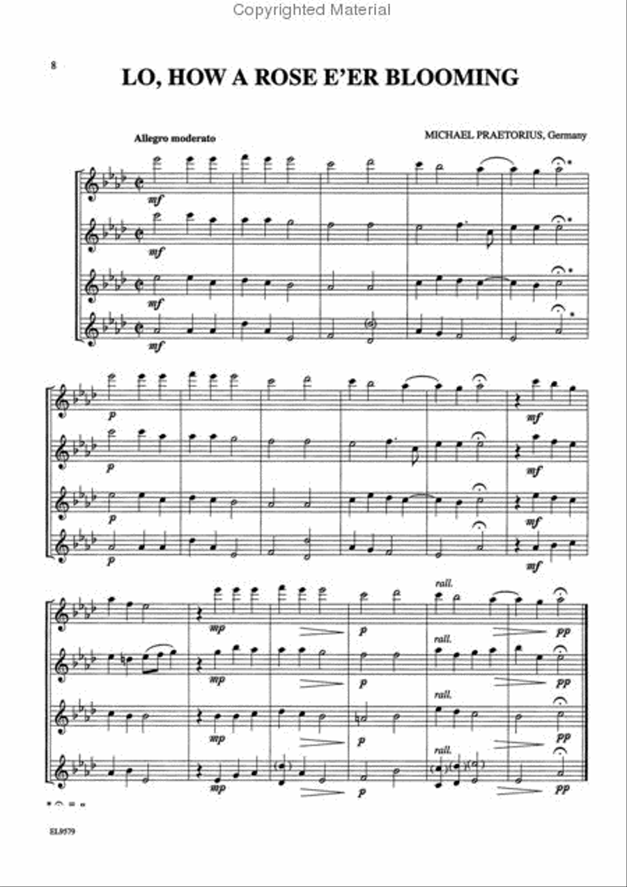 Christmas Quartets for All Flute Quartet scores gallery preview page 3