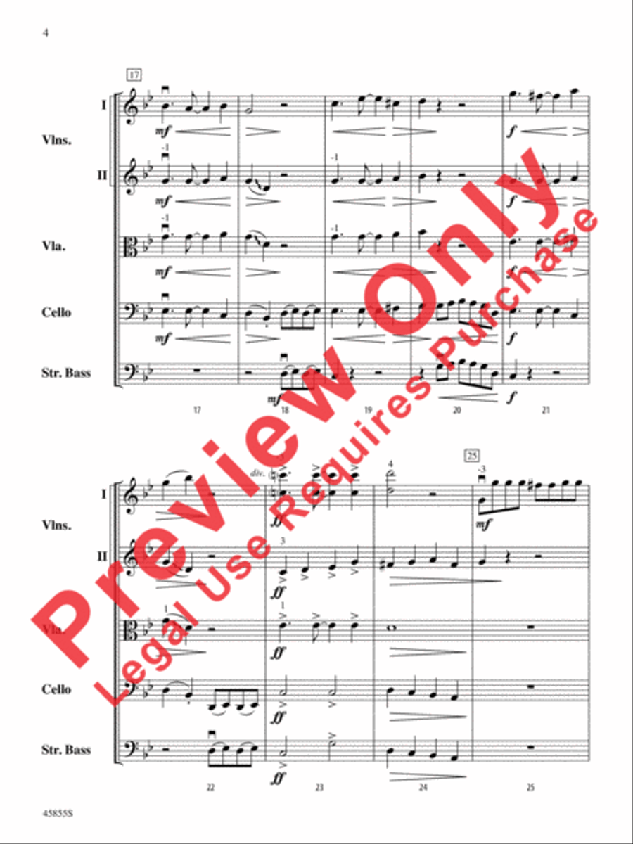 Midnight Howl String Orchestra scores gallery preview page 4
