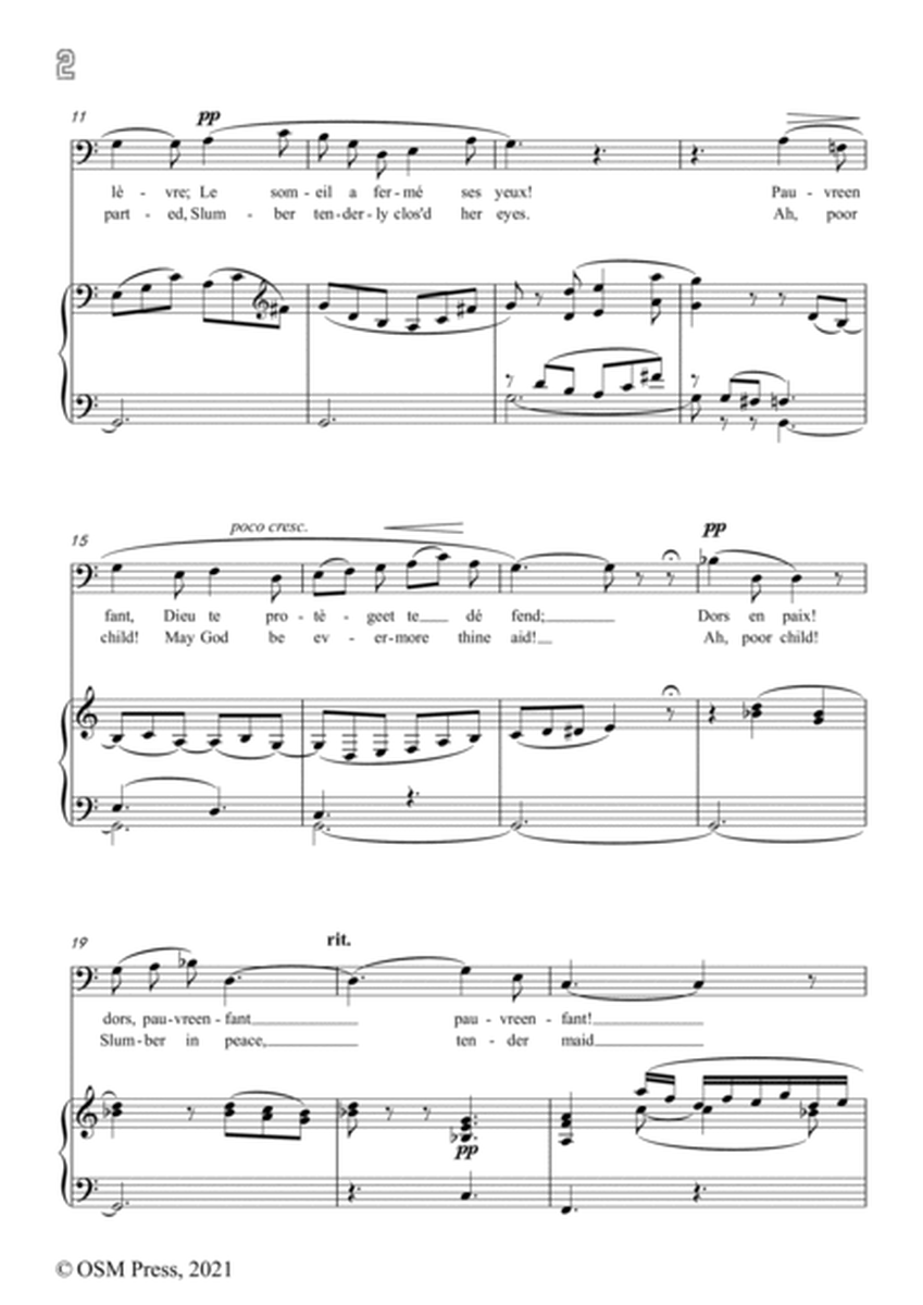 A. Thomas-De son coeur j'ai calmé la fièvre,in C Major,from Mignon,for Voice and Piano image number null
