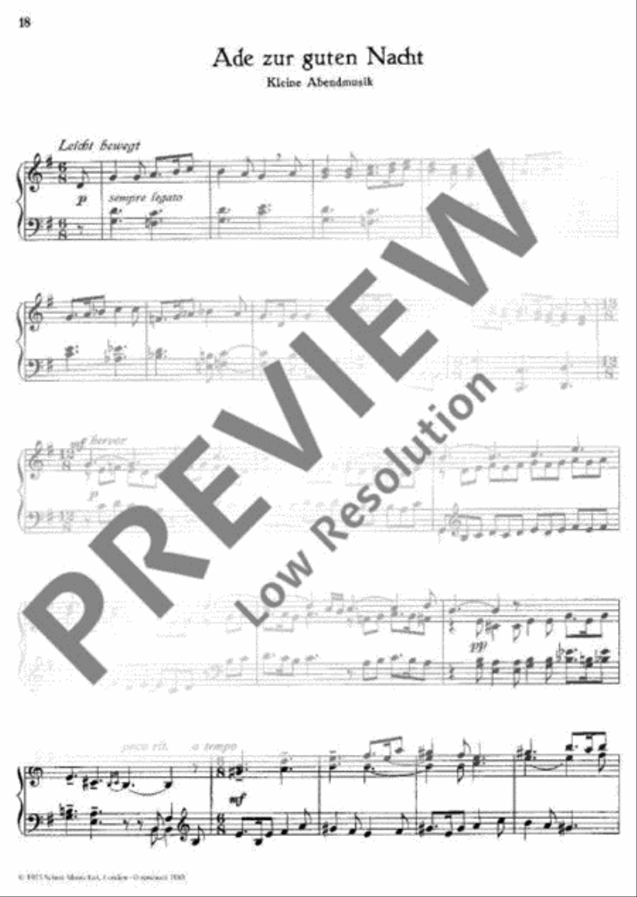 Piano music after folksongs Piano Solo scores gallery preview page 19