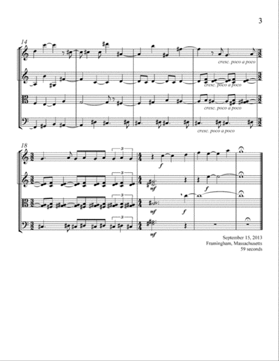The Gift String Quartet scores gallery preview page 3