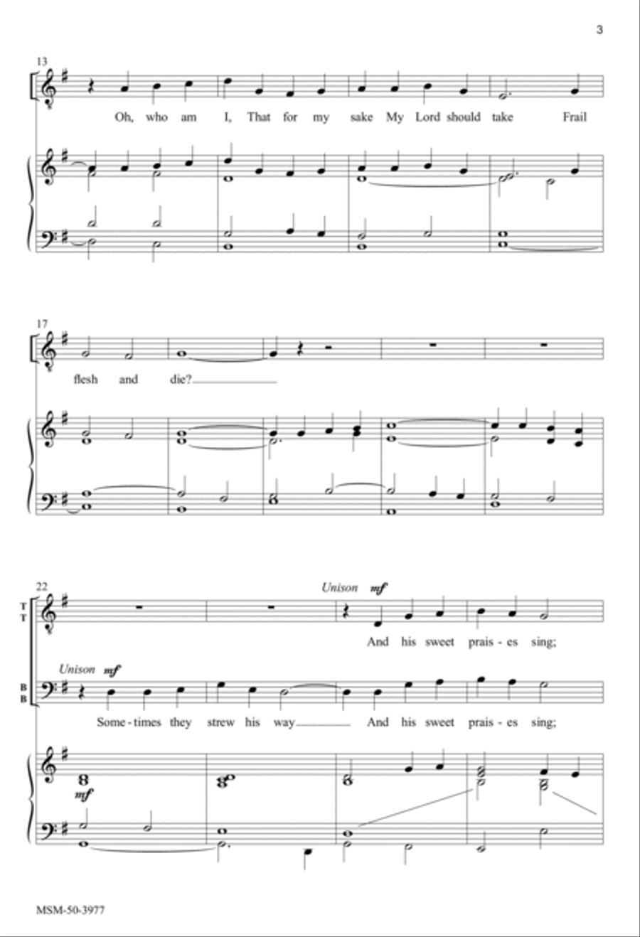 My Song Is Love Unknown My Song Is Love Unknown TTBB scores gallery preview page 3