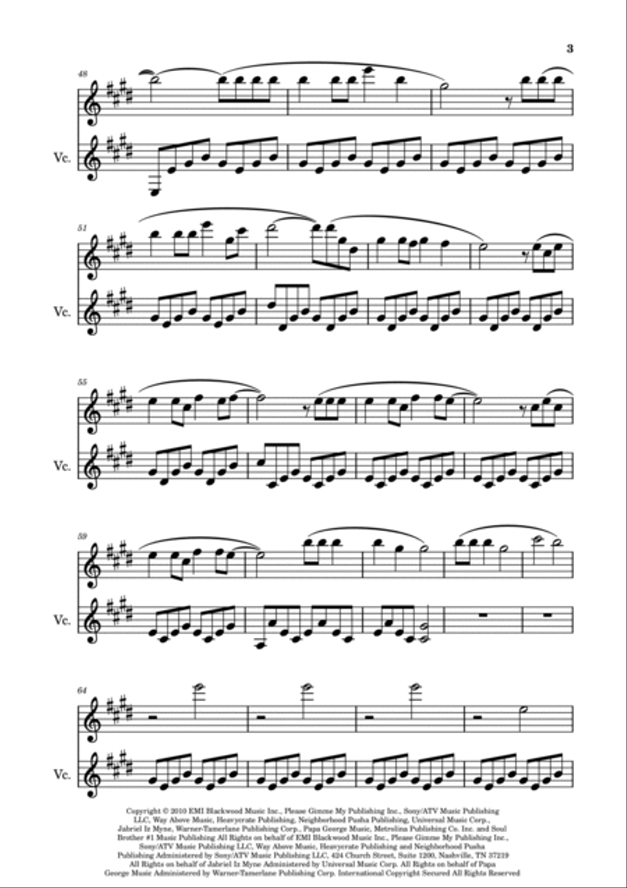 Runaway Runaway String Duet scores gallery preview page 3