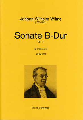 Book cover for Sonate für Pianoforte B-Dur op. 13