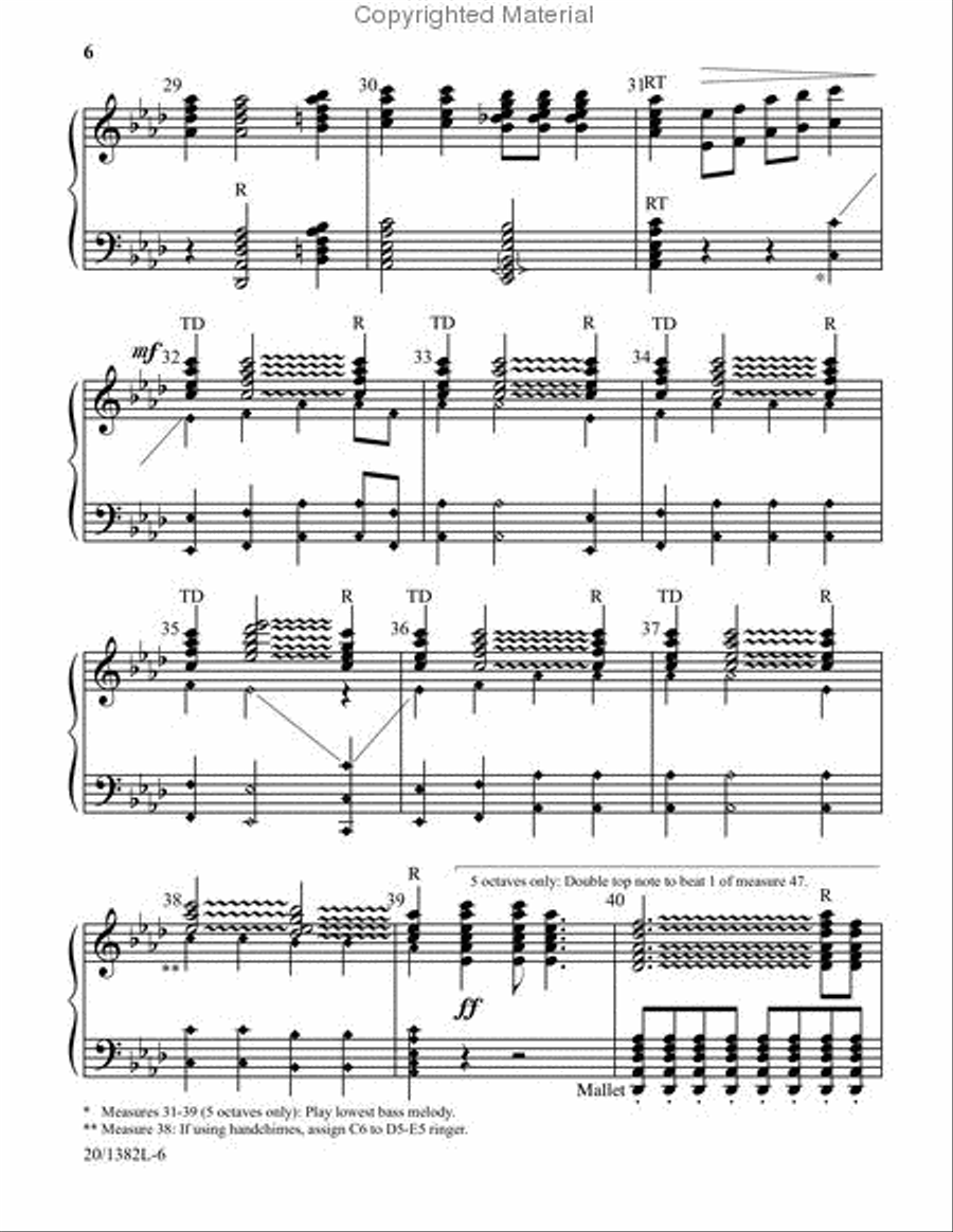 The Gospel Train 5-Octaves scores gallery preview page 5