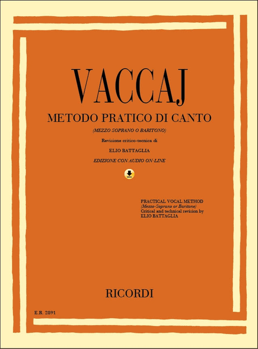 Metodo Practico Mezzo-Soprano Voice scores gallery preview page 1