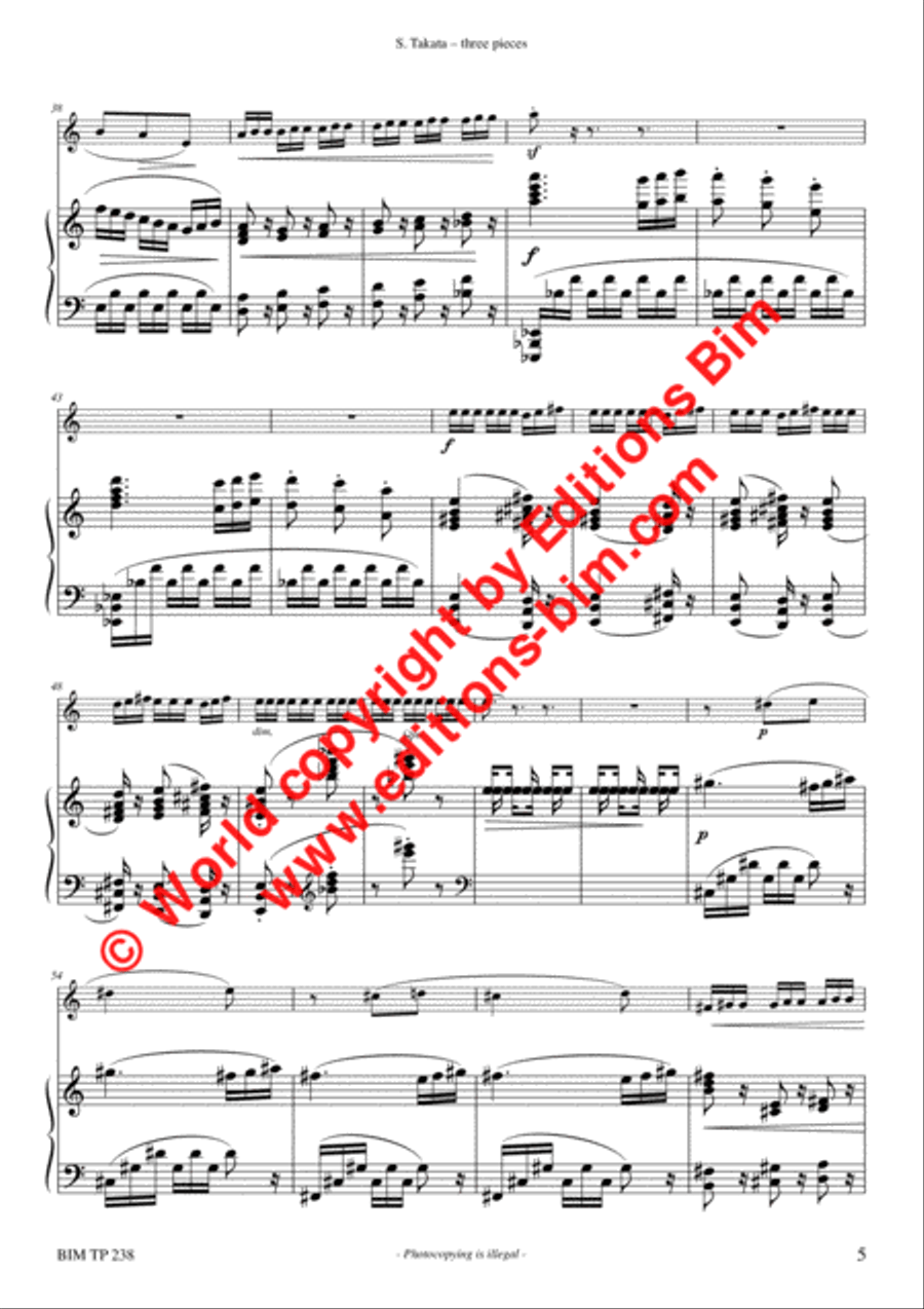 3 Pieces Cornet scores gallery preview page 4