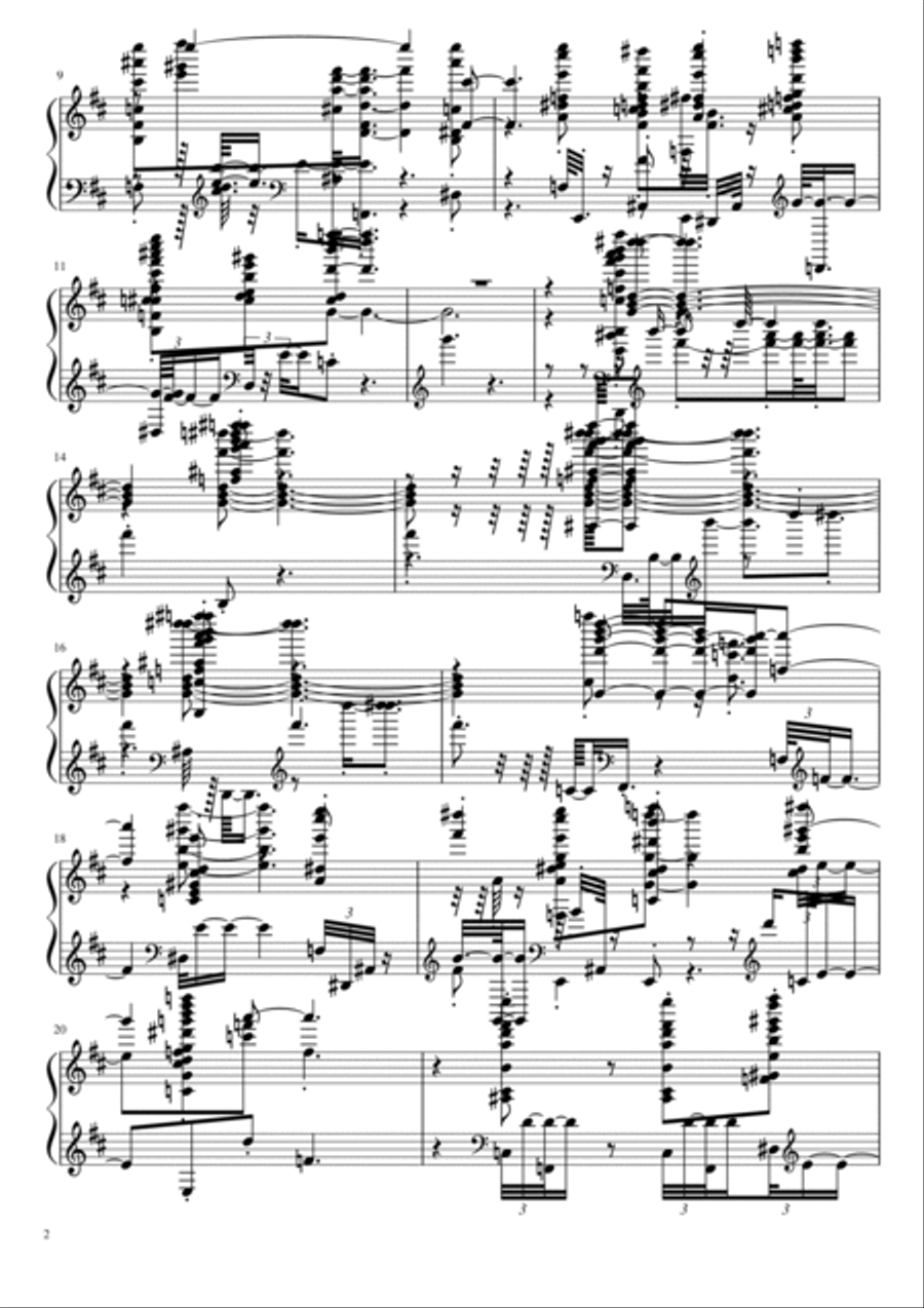 Koho Handin Gama Rawdena Piano Solo scores gallery preview page 2