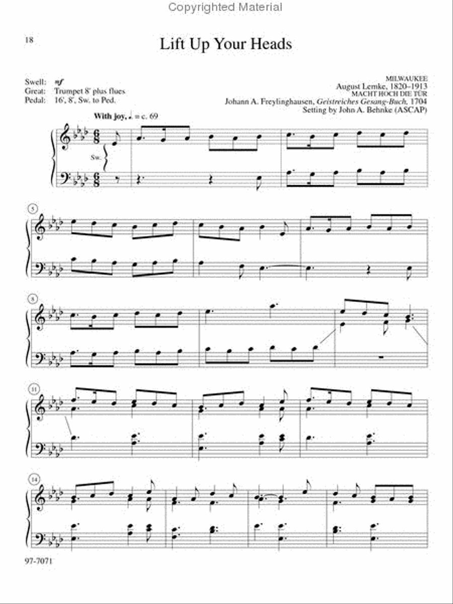 Road to Bethlehem Organ scores gallery preview page 5