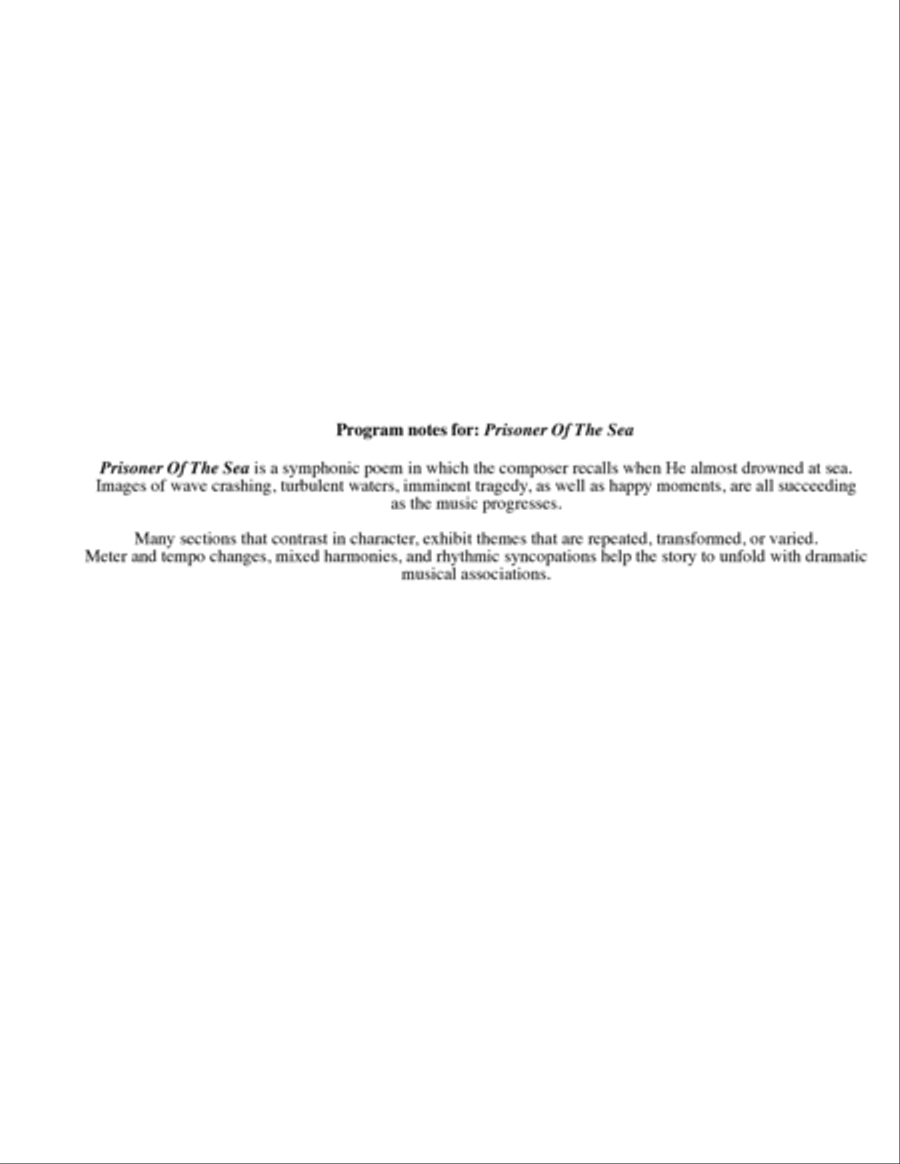 Prisoner Of The Sea Full Orchestra scores gallery preview page 3