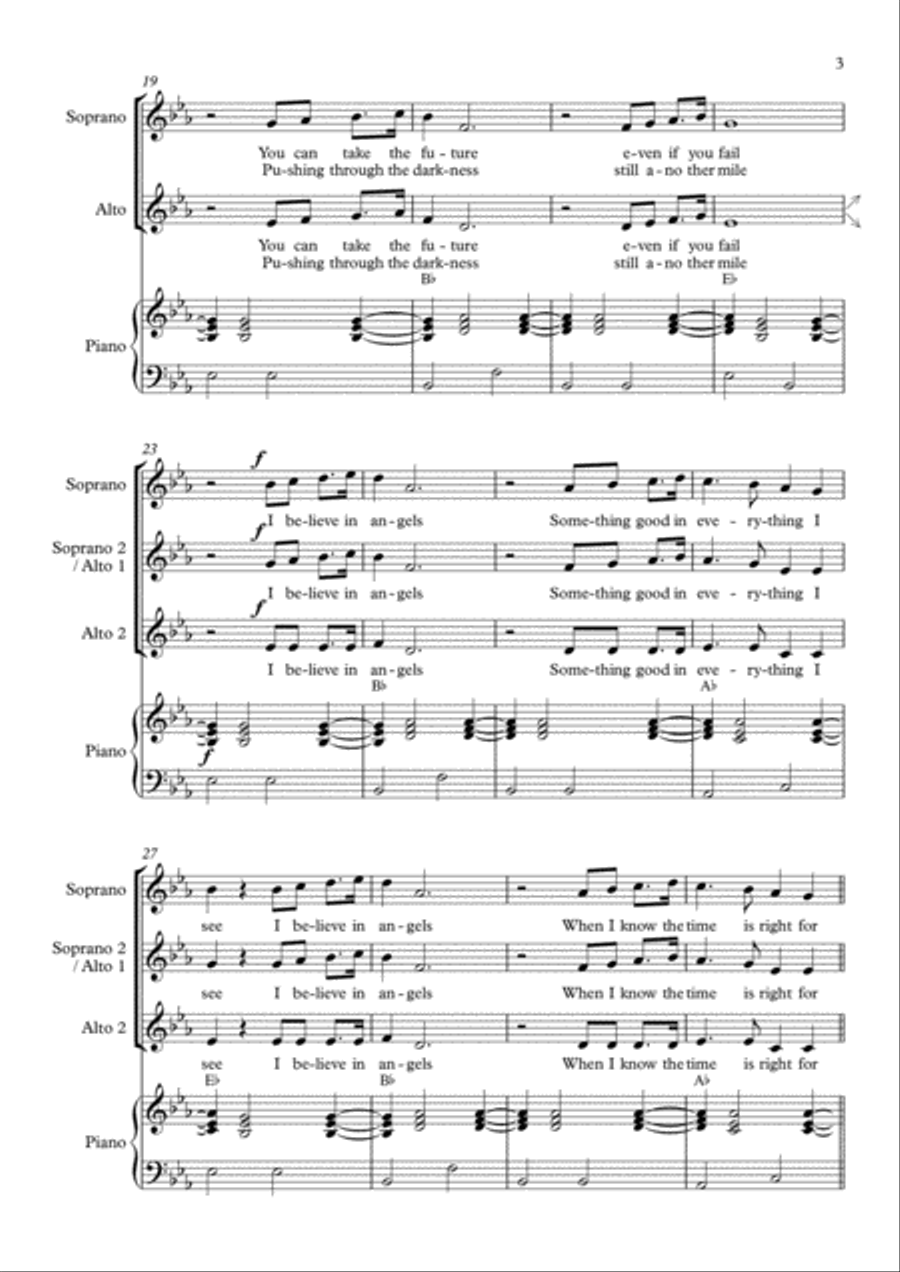 I Have A Dream 4-Part scores gallery preview page 3