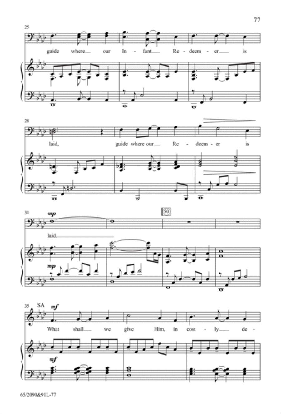 The Glory of Christmas - SATB with Performance CD 4-Part scores gallery preview page 38