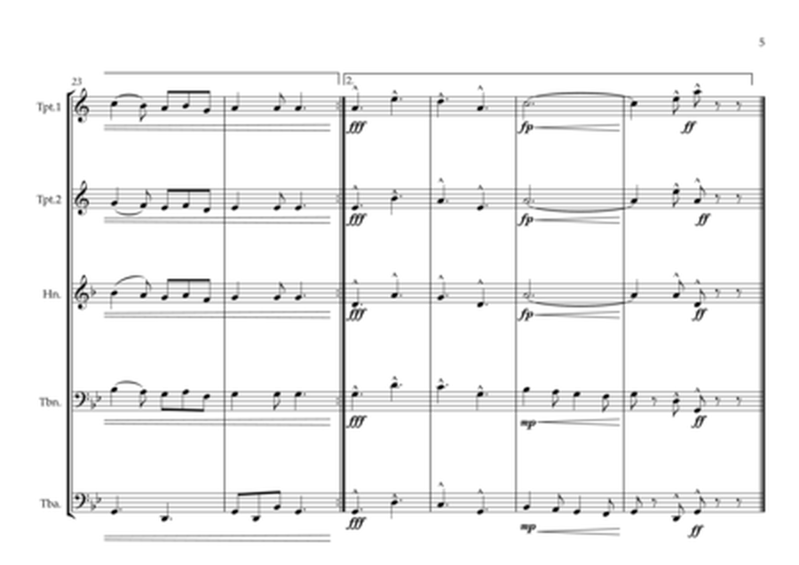 Nepalese National Anthem for Brass Quintet image number null