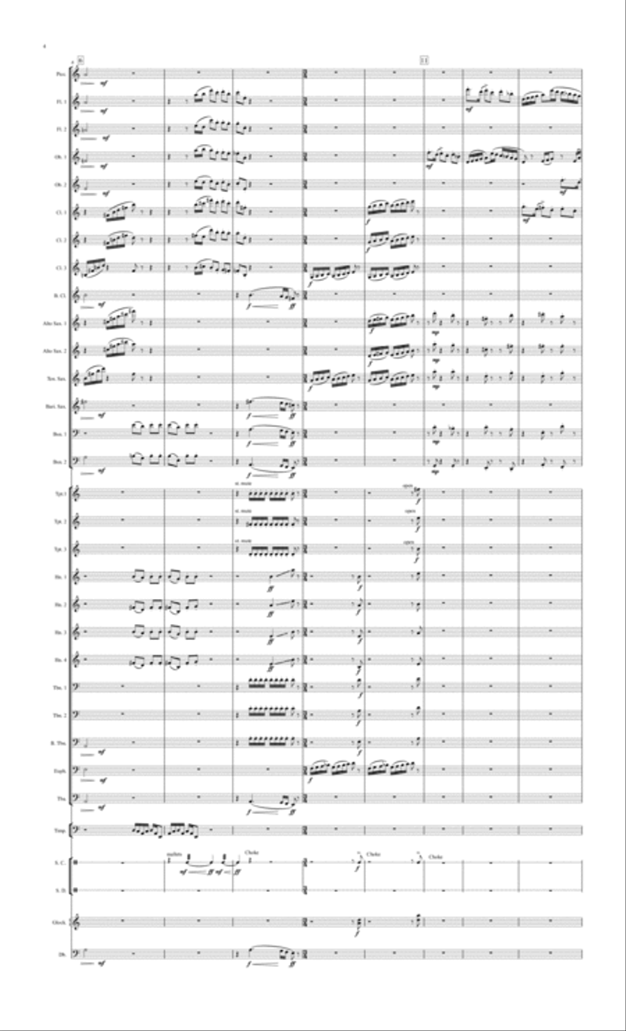 Rescue for Concert Band Rescue for Concert Band Concert Band scores gallery preview page 4