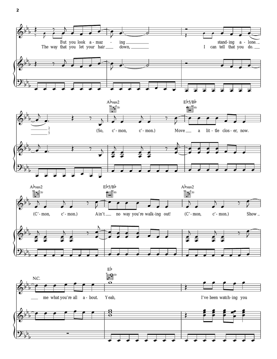 C'Mon C'Mon Acoustic Guitar scores gallery preview page 2