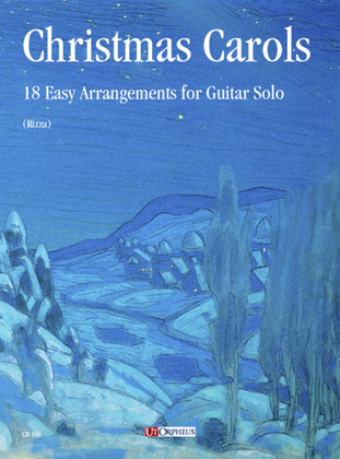 Book cover for Christmas Carols. 18 Easy Arrangements for Guitar Solo
