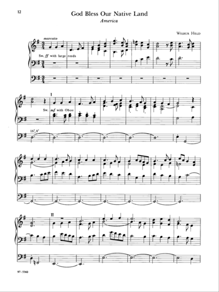 Hymn Preludes for the Autumn Festivals Organ scores gallery preview page 7