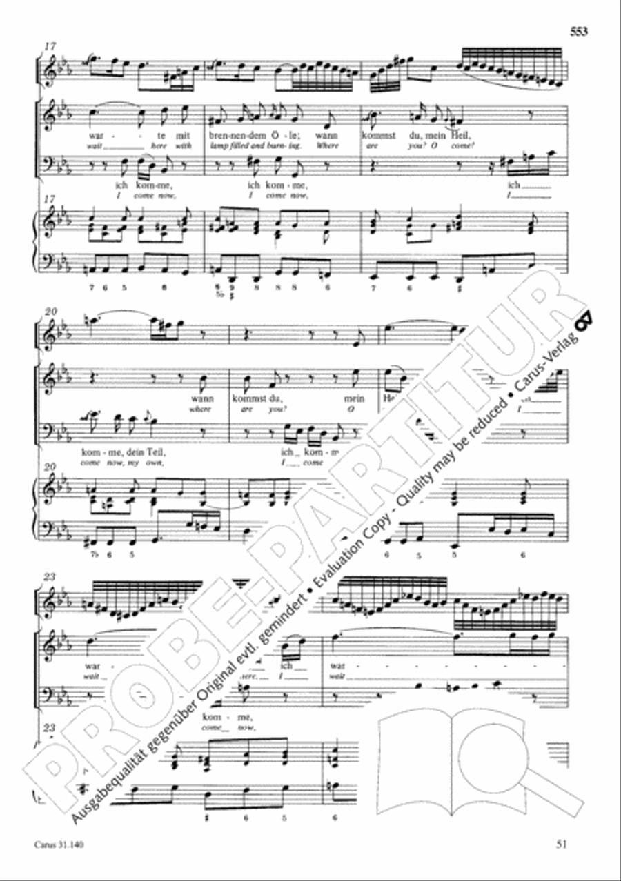 The Complete Sacred Vocal Works (Das geistliche Vokalwerk) Voice scores gallery preview page 554