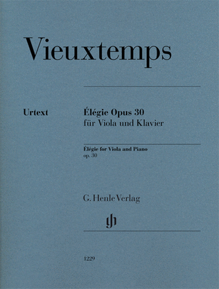 Book cover for Élégie Op. 30