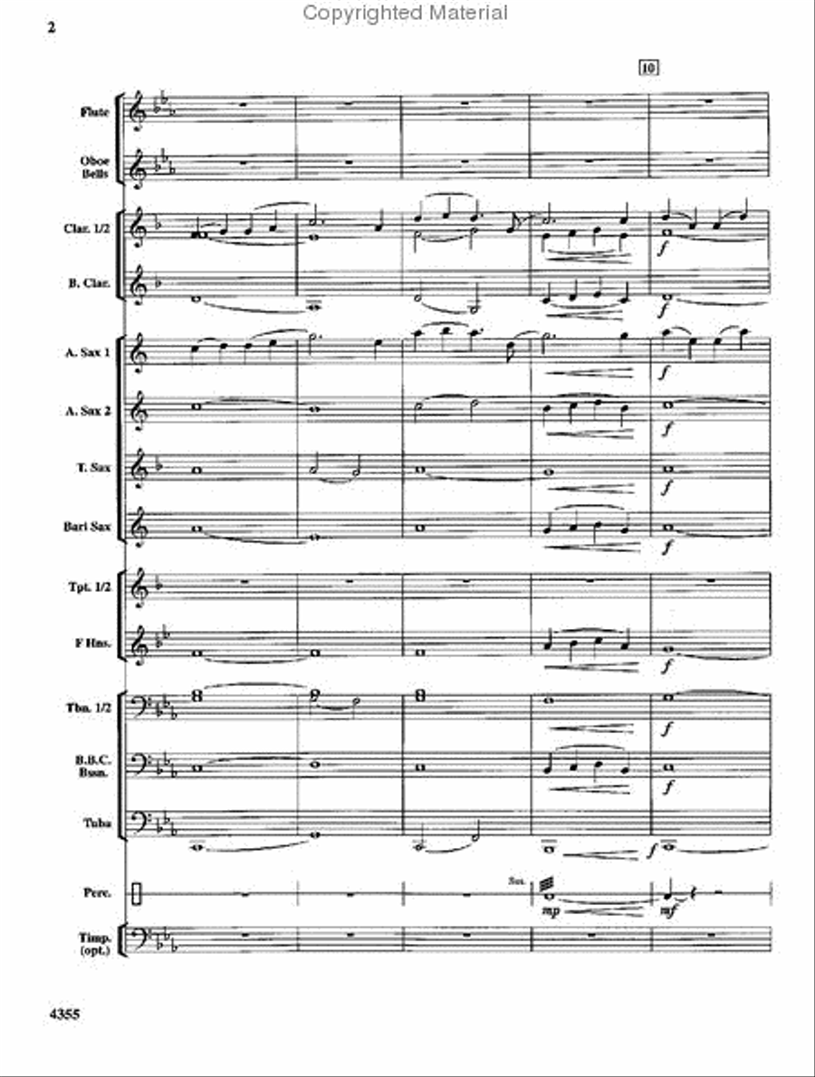 In the Shining of the Stars Concert Band scores gallery preview page 3
