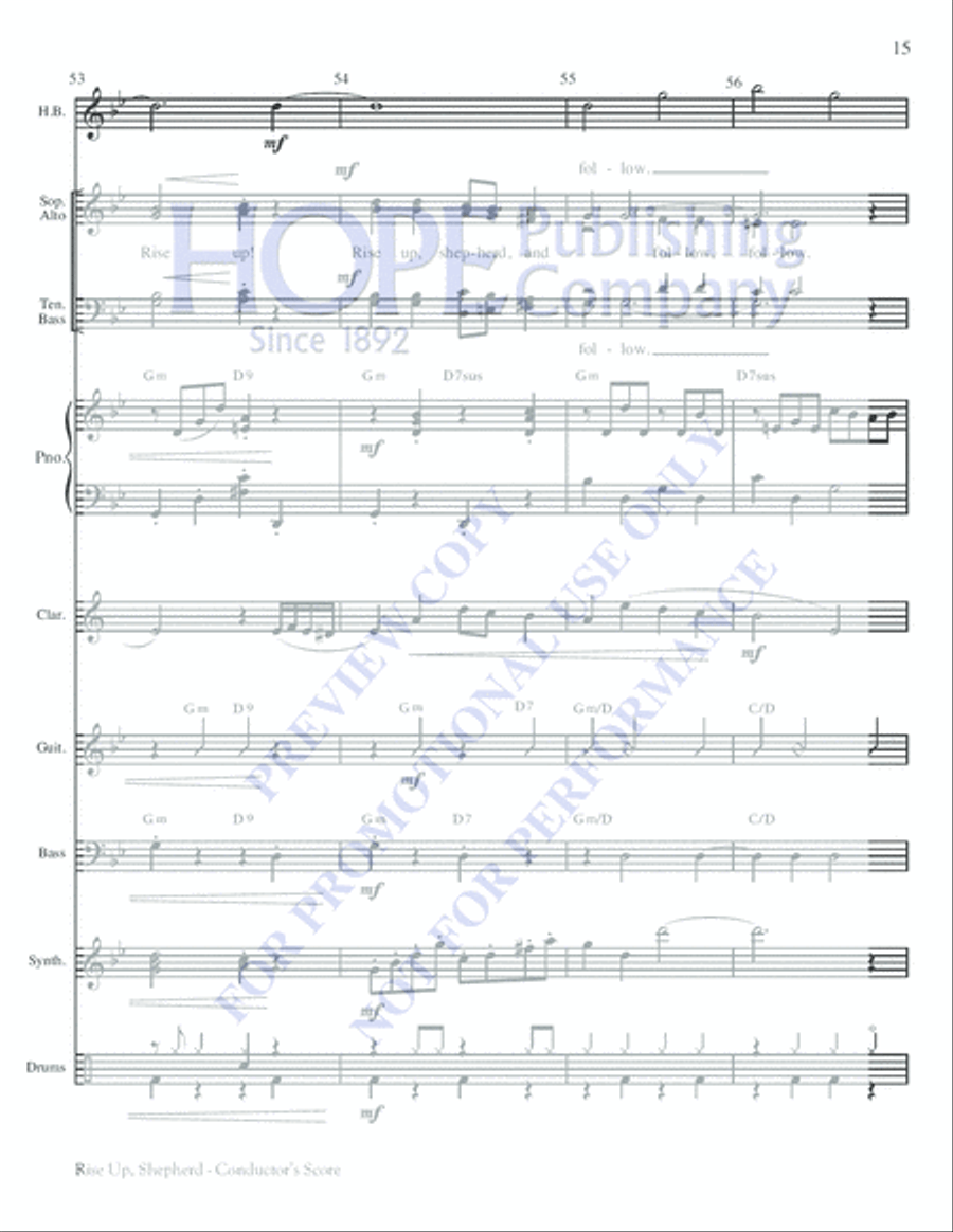 Rise Up, Shepherd Rise Up, Shepherd Choir scores gallery preview page 15