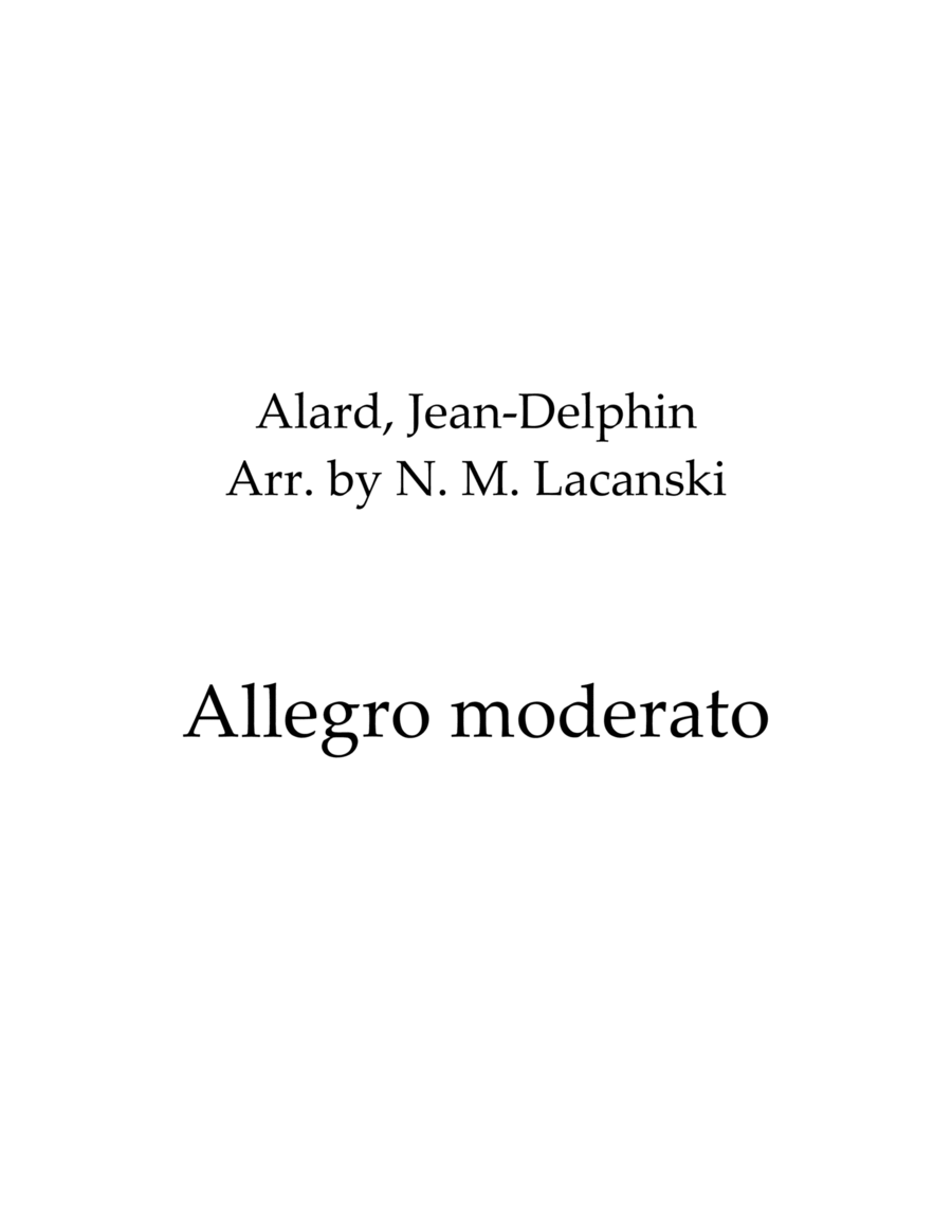 Allegro moderato image number null